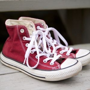 Burgundy Converse